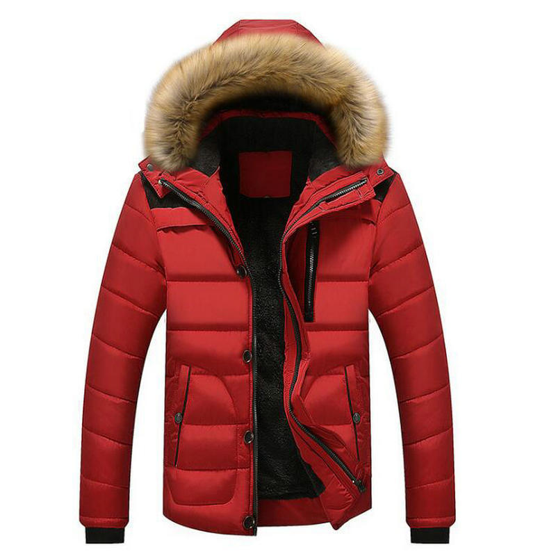 New Style Winter Jackets Men's Coats Male Parkas Casual Thick Outwear Hooded Fleece Jackets Warm Overcoats Mens Clothing T200102