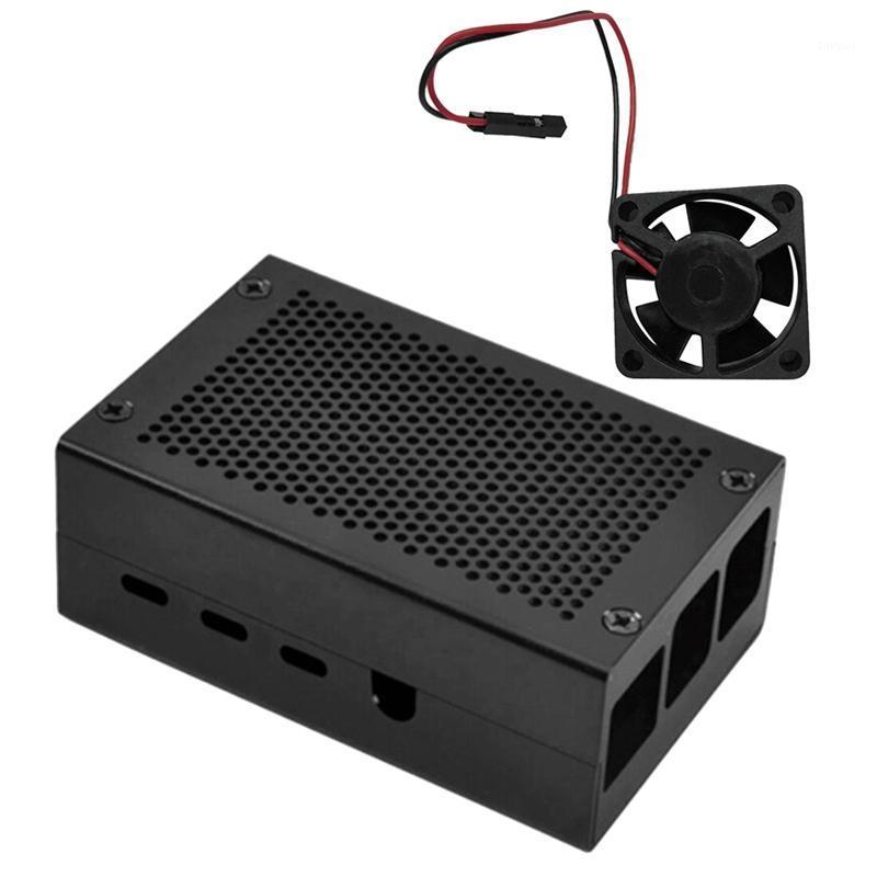 Aluminum Case Metal Shell Cooling Fan Heat Sink for Raspberry Pi 4Th Generation B Type Motherboard1
Aluminum Case Metal Shell Cooling Fan Heat Sink for Raspberry Pi 4Th Generation B Type Motherboard1