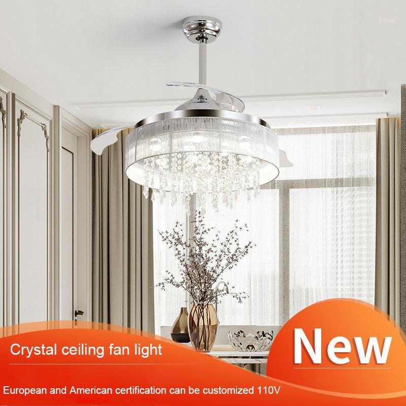 LED Crystal Ceiling Fans Modern Light European Style Luxury Home Living Room Modern and Simple Ceiling Fans with Lights1
LED Crystal Ceiling Fans Modern Light European Style Luxury Home Living Room Modern and Simple Ceiling Fans with Lights1