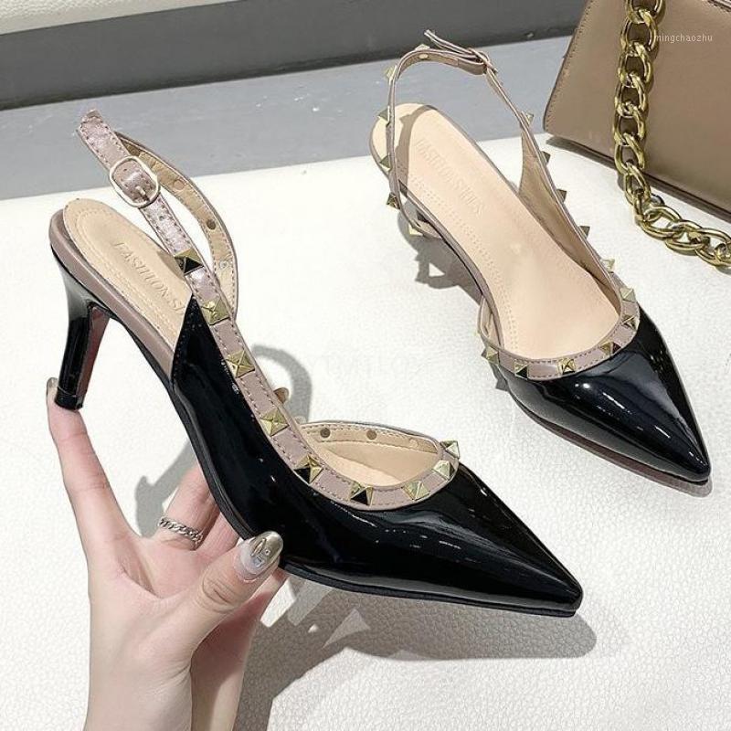 Ladies High Quality Sandals Back Strap Colors Pointy Toe For Dress Office Shoes Patent Leather Buckle Strap Sexy Zapatilla Mujer1, Beige
Ladies High Quality Sandals Back Strap Colors Pointy Toe For Dress Office Shoes Patent Leather Buckle Strap Sexy Zapatilla Mujer1, Beige