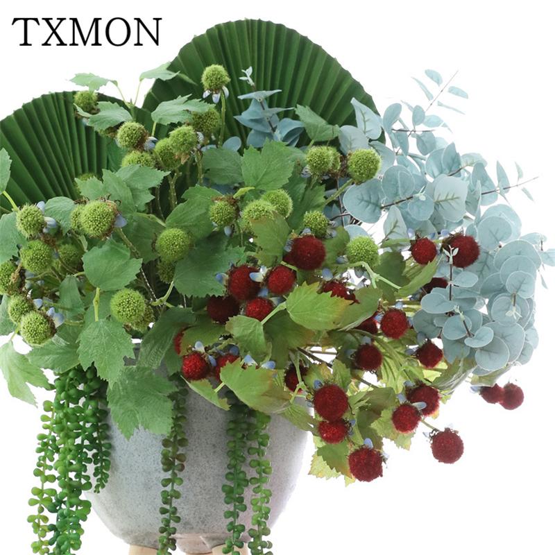 66cm Simulation silk fake flower artificial plant magic fruit home wedding hotel decoration forest wedding material furry ball, Green
66cm Simulation silk fake flower artificial plant magic fruit home wedding hotel decoration forest wedding material furry ball, Green