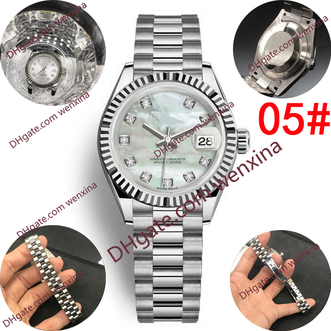 13 Colors Women Watches 26mm Automatic Stainless Steel Fashion With Calendar Bracklet Waterproof Women Silver Swimming Diamond Watch, 01
13 Colors Women Watches 26mm Automatic Stainless Steel Fashion With Calendar Bracklet Waterproof Women Silver Swimming Diamond Watch, 01