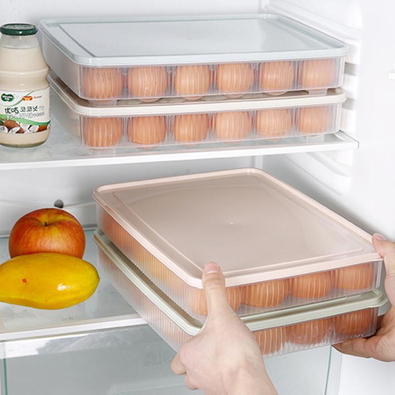 24 Grid Plastic Egg Organizer Home Kitchen Refrigerator Eggs Storage Box Fridge Container Case With sealed Lid Easy to clean1
24 Grid Plastic Egg Organizer Home Kitchen Refrigerator Eggs Storage Box Fridge Container Case With sealed Lid Easy to clean1