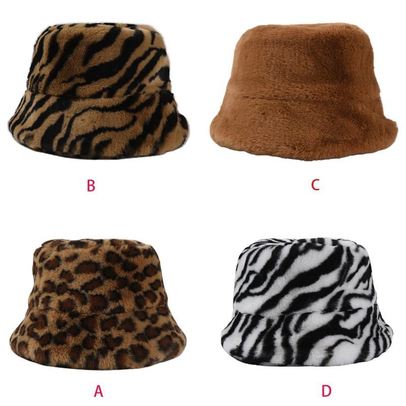New Fashion Women Vintage Leopard Zebra Print Bucket Hat Winter Fuzzy Plush Fisherman Cap, 6ee302862-d
New Fashion Women Vintage Leopard Zebra Print Bucket Hat Winter Fuzzy Plush Fisherman Cap, 6ee302862-d