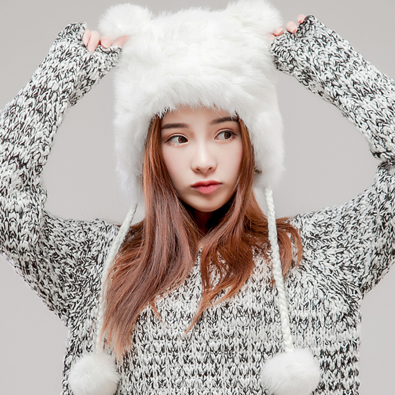 Korean style feng rabbit skin winter fur children's thick warm earflaps father-child hat pretty ears
Korean style feng rabbit skin winter fur children's thick warm earflaps father-child hat pretty ears