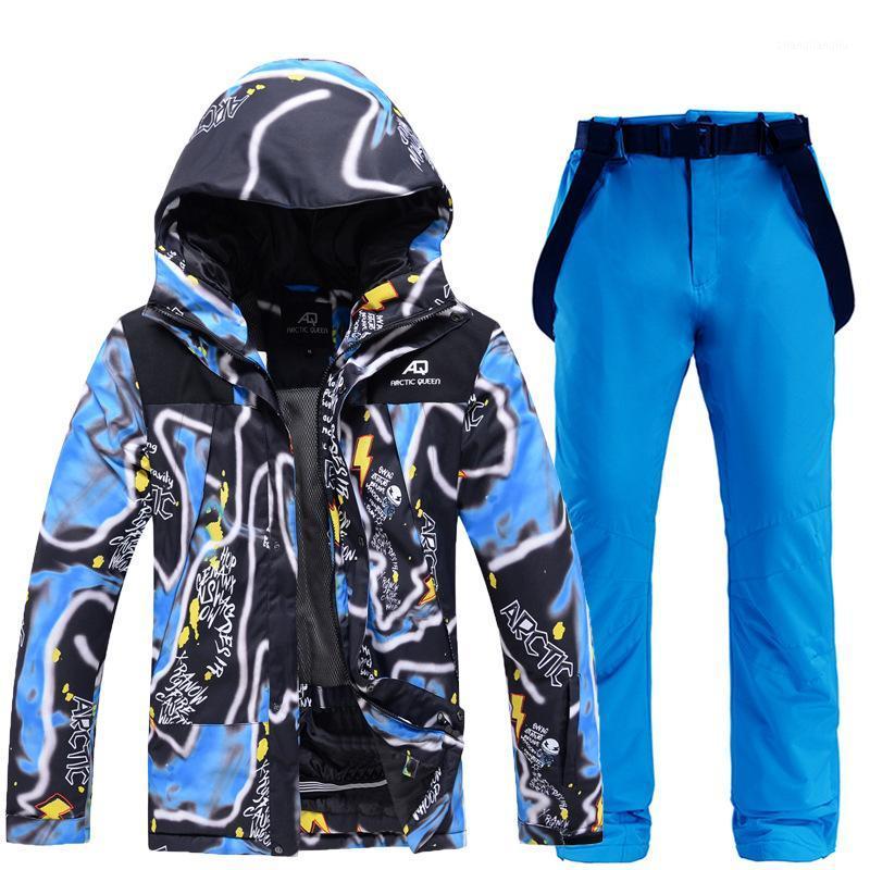 Men Ski Suit Ski Jacket+Pants Men' Winter Breathable Warm Sports Waterproof Windproof Skiing and Snowboarding Suits Set1, Color02
Men Ski Suit Ski Jacket+Pants Men' Winter Breathable Warm Sports Waterproof Windproof Skiing and Snowboarding Suits Set1, Color02