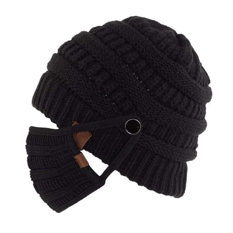 Warm Knit Beanie And Face Cover Set Comfortable Detachable Face Covering Knitted Warm Hat for Women Men-WT
Warm Knit Beanie And Face Cover Set Comfortable Detachable Face Covering Knitted Warm Hat for Women Men-WT