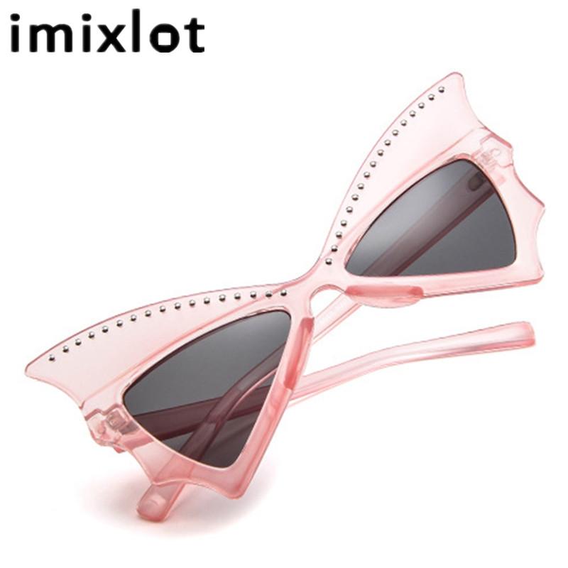 Imixlot Trendy Oversize Sunglasses Women Bat Sharp Shades Sun Glasses Rivet Big Frame Sunglass Personality Dance Party Glasses
Imixlot Trendy Oversize Sunglasses Women Bat Sharp Shades Sun Glasses Rivet Big Frame Sunglass Personality Dance Party Glasses