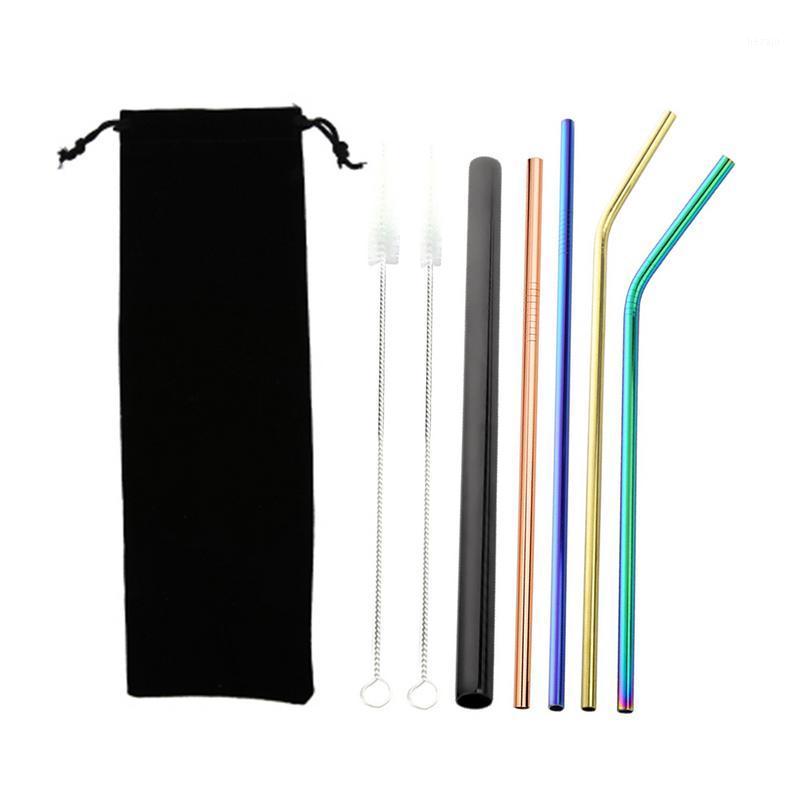 7pcs Stainless steel set Colorful straws Metal beverage straws combination bag Bendy Upright Straw for Mugs with Cleaning brush1
7pcs Stainless steel set Colorful straws Metal beverage straws combination bag Bendy Upright Straw for Mugs with Cleaning brush1