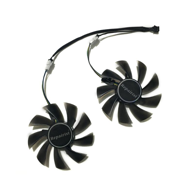 2pcs/set 85mm Diameter Graphics cards Fan RX570 RX-570 GPU Cooler For HIS RX 570 IceQ X2 Turbo 4GB Video Card Cooling
2pcs/set 85mm Diameter Graphics cards Fan RX570 RX-570 GPU Cooler For HIS RX 570 IceQ X2 Turbo 4GB Video Card Cooling