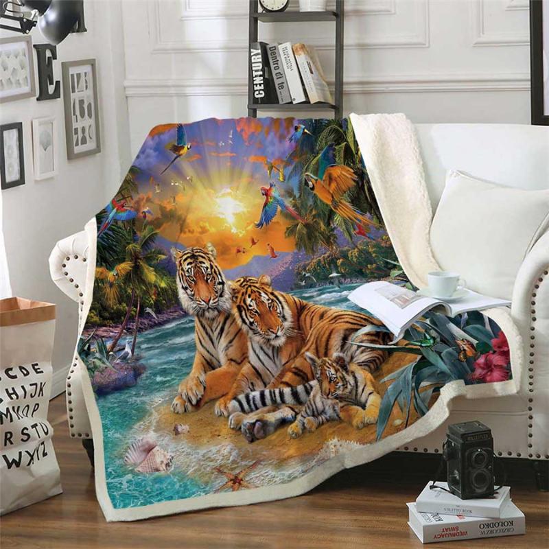 Blankets HELENGILI African Safari Animal Sherpa Blanket Bedspread Velvet Plush Soft Comfortable Home Camping Aircraft
Blankets HELENGILI African Safari Animal Sherpa Blanket Bedspread Velvet Plush Soft Comfortable Home Camping Aircraft