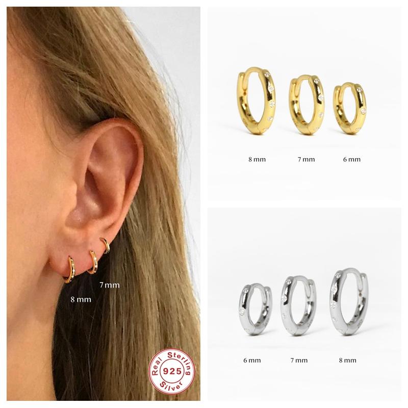 925 Sterling Silver Circle Round Earrings 6mm/7mm/8mm Small Studing Earrings for Women Men Party Wedding Ear Ring Charm Jewelry
925 Sterling Silver Circle Round Earrings 6mm/7mm/8mm Small Studing Earrings for Women Men Party Wedding Ear Ring Charm Jewelry