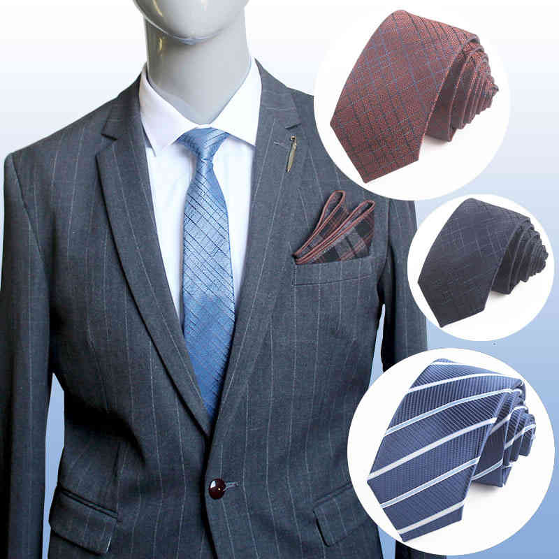 Necktie Scarf Corbata Hand Wear Korean Version Solid Color Broken Flower Tie Administrative Evening Dress Leisure Narrow Formal Business Wedding