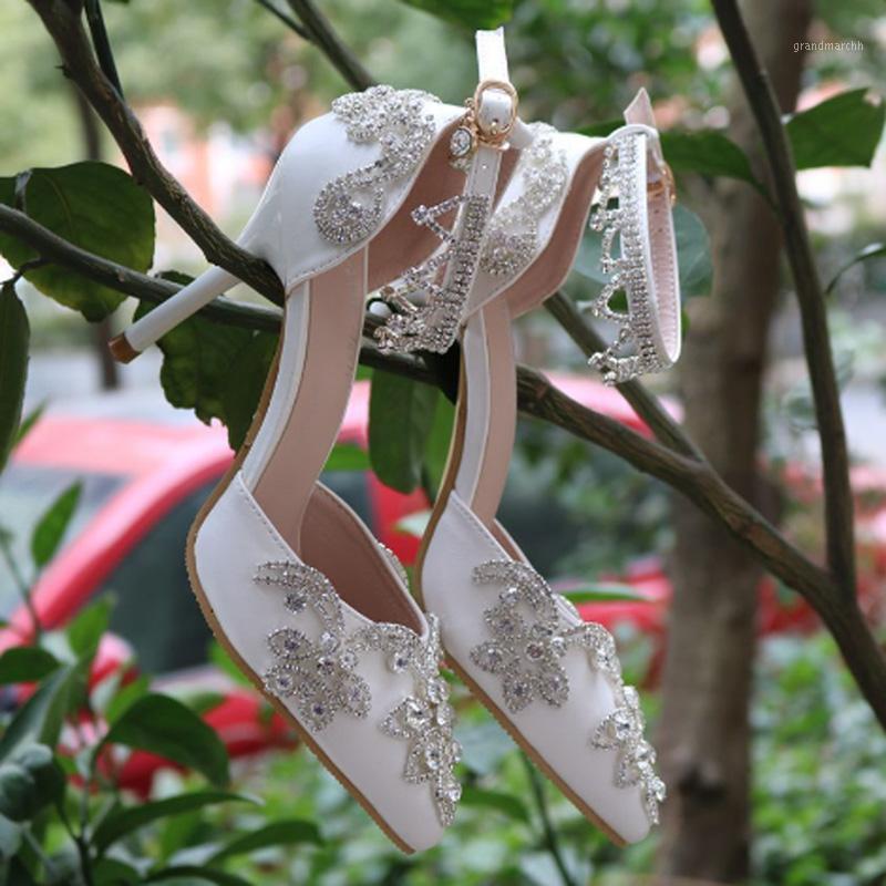 New women's fringed water drill high-heel sandals women's thin heel pointed sandals sexy heels with a height of 9.5cm1, White
New women's fringed water drill high-heel sandals women's thin heel pointed sandals sexy heels with a height of 9.5cm1, White
