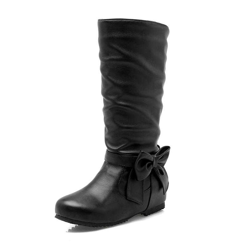 BONJOMARISA The Big Size 48 Female Boots Solid Silp Toe Mid Calf Boots Women butterfly-knot Short Plush Winter Shoes Woman, Beige
BONJOMARISA The Big Size 48 Female Boots Solid Silp Toe Mid Calf Boots Women butterfly-knot Short Plush Winter Shoes Woman, Beige