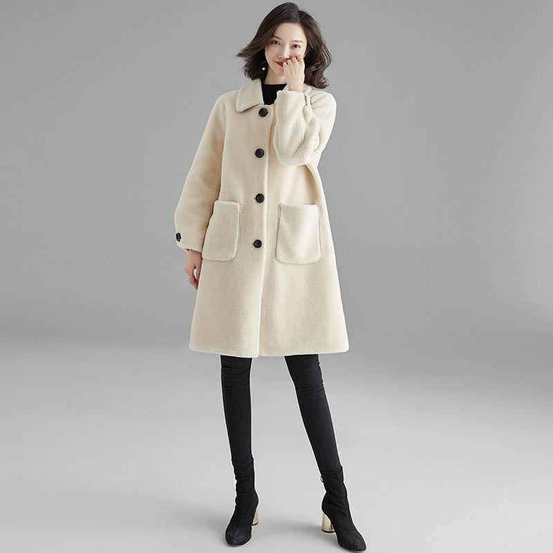 Women Winter Real Fur Sheepskin Coat Female Genuine Wool Outwear Ladies Turn-down Collar Thick Sheep Shearing Outercoat Y127, Xiyouhong
Women Winter Real Fur Sheepskin Coat Female Genuine Wool Outwear Ladies Turn-down Collar Thick Sheep Shearing Outercoat Y127, Xiyouhong