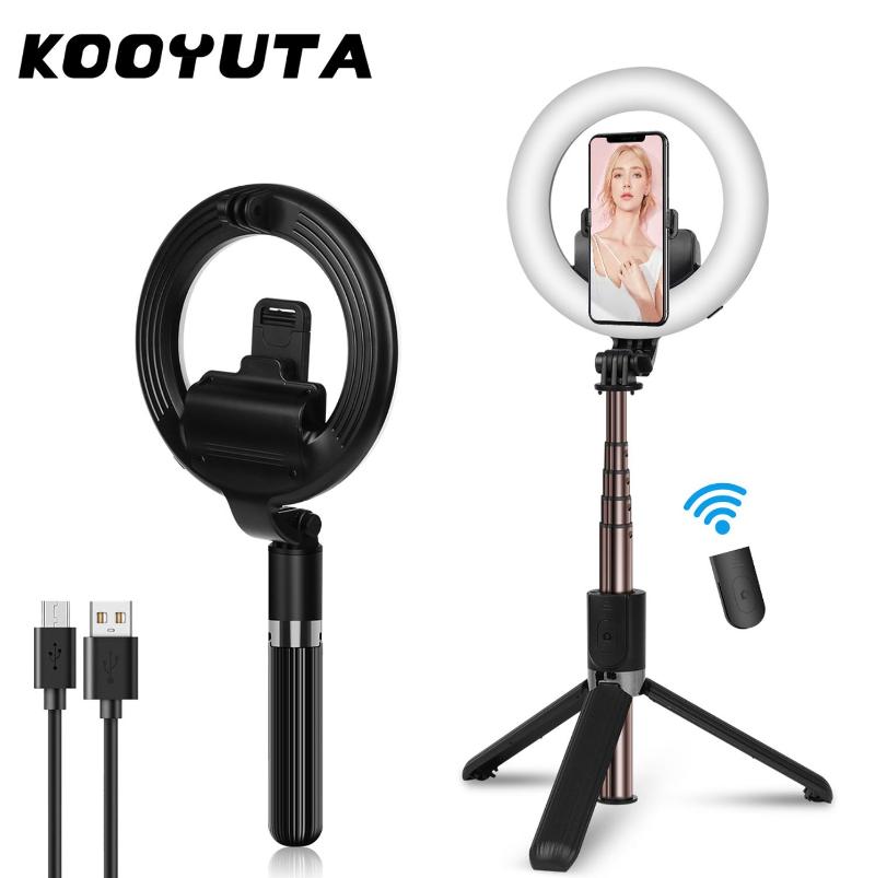 4 in 1 Extendable Wireless Bluetooth Selfie stick Tripods LED Selfie ring light with Stand Wtih Remote Control For Makeup live
4 in 1 Extendable Wireless Bluetooth Selfie stick Tripods LED Selfie ring light with Stand Wtih Remote Control For Makeup live