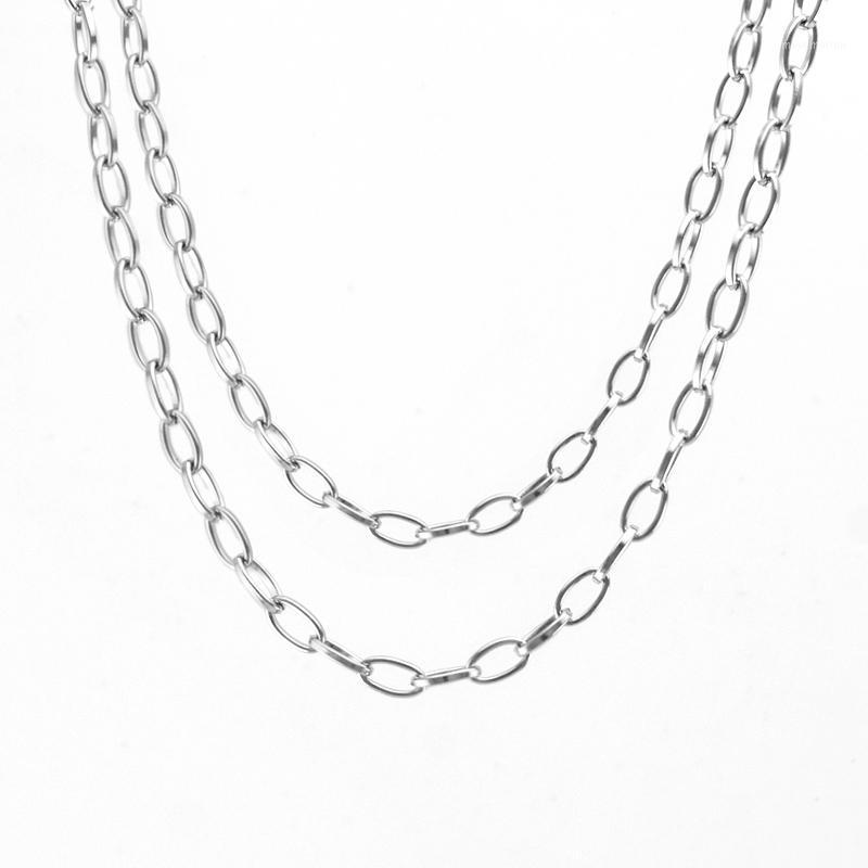 100pc Women Necklace 4mm Long Oval Rolo Chain Necklace Stainless Steel Fashion Jewelry Sell in 1 Meter No Clasp Chains 100pc1
100pc Women Necklace 4mm Long Oval Rolo Chain Necklace Stainless Steel Fashion Jewelry Sell in 1 Meter No Clasp Chains 100pc1