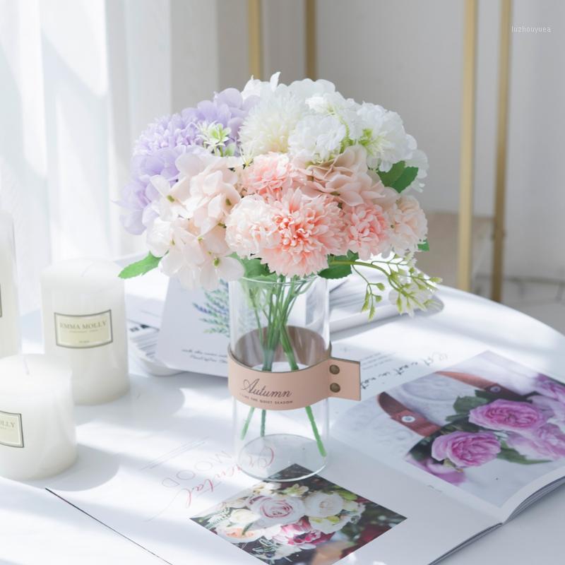 Hydrangea Artificial Flowers Silk Peony Bride Bouquet Fake Plants Wedding Centerpieces Stage Vases for Home Table DIY Decoration1, Blue
Hydrangea Artificial Flowers Silk Peony Bride Bouquet Fake Plants Wedding Centerpieces Stage Vases for Home Table DIY Decoration1, Blue