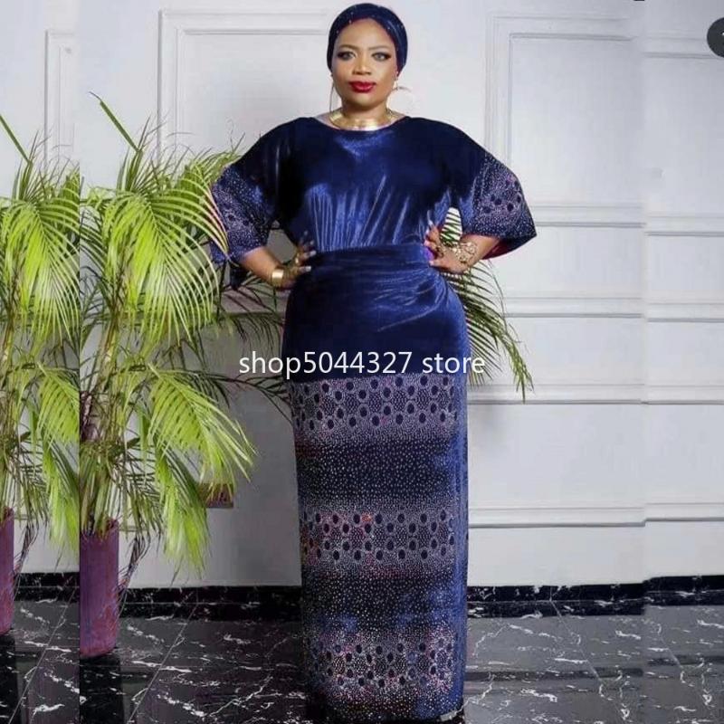 2 Piece Sets Tops And Skirt 2021 Spring Autumn Africa Clothing Muslim Long Maxi Dress High Quality Fashion African Sets For Lady
2 Piece Sets Tops And Skirt 2021 Spring Autumn Africa Clothing Muslim Long Maxi Dress High Quality Fashion African Sets For Lady