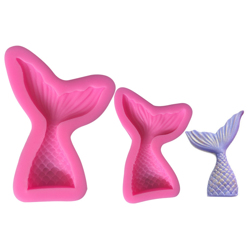 Mermaid Cake Mold Silicone Molds Mermaids Tail Mold for Fondant Moulds 1221841