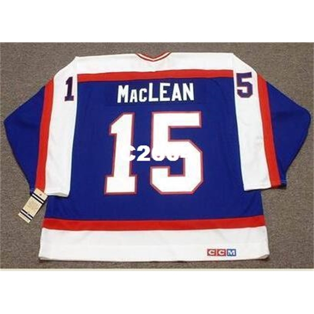 Men #15 PAUL MacLEAN Winnipeg Jets 1984 CCM Vintage RETRO Away Home Hockey Jersey or custom any name or number retro Jersey, Black
Men #15 PAUL MacLEAN Winnipeg Jets 1984 CCM Vintage RETRO Away Home Hockey Jersey or custom any name or number retro Jersey, Black