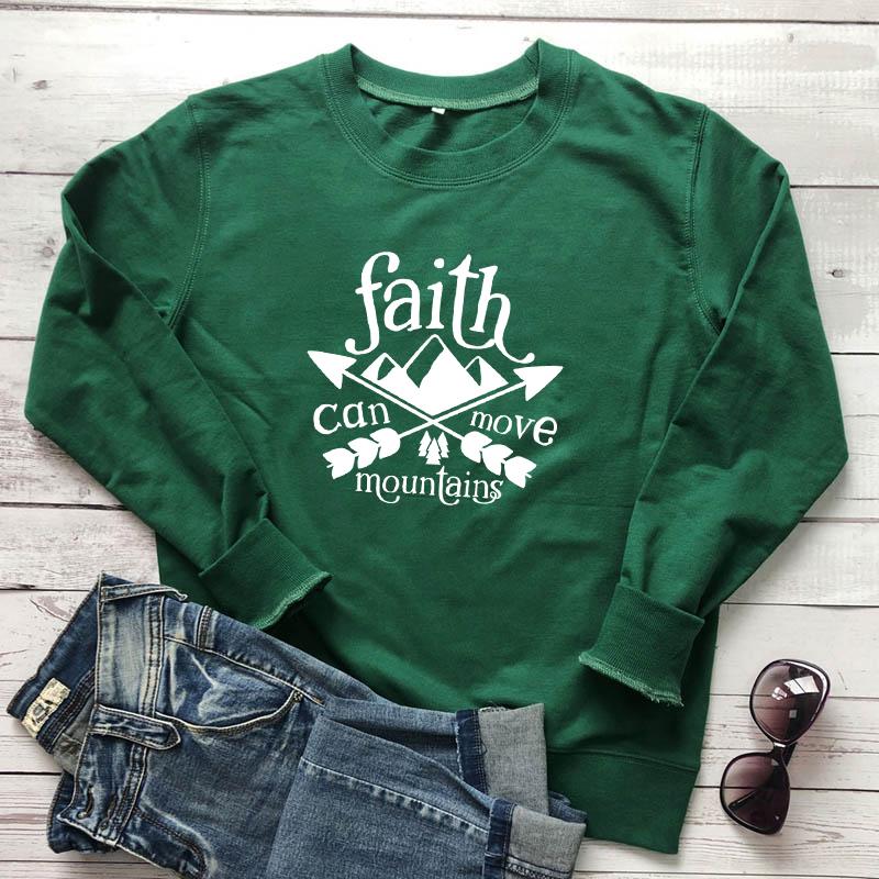 Faith Can Move Mountains Arrow Print Sweatshirt Women Religious Christian Sweatshirts Aesthetic Unisex Encouragement Pullovers, Yellow-black text
Faith Can Move Mountains Arrow Print Sweatshirt Women Religious Christian Sweatshirts Aesthetic Unisex Encouragement Pullovers, Yellow-black text