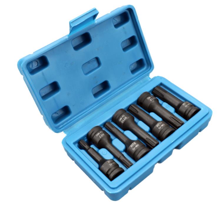 Special offer chromium molybdenum steel 7PC one-piece sleeve set 3/8 pneumatic pressure batch multi-specification RT sleeve tool set combina
Special offer chromium molybdenum steel 7PC one-piece sleeve set 3/8 pneumatic pressure batch multi-specification RT sleeve tool set combina