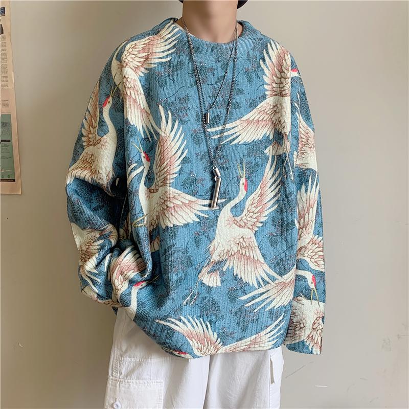 Winter Men' In Warm Blue/black/white Coats Cashmere Printing Knitting Woolen Sweaters High-quality Loose Casual Pullover M-XL
Winter Men' In Warm Blue/black/white Coats Cashmere Printing Knitting Woolen Sweaters High-quality Loose Casual Pullover M-XL
