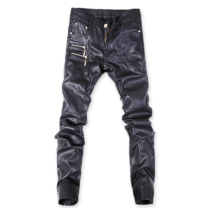 2021 High Quality Leather Pants New Fashion Boutique Tight Motorcycle Trousers Men's Personality Decoration Men Pant 0yd5, 10-3 black
2021 High Quality Leather Pants New Fashion Boutique Tight Motorcycle Trousers Men's Personality Decoration Men Pant 0yd5, 10-3 black