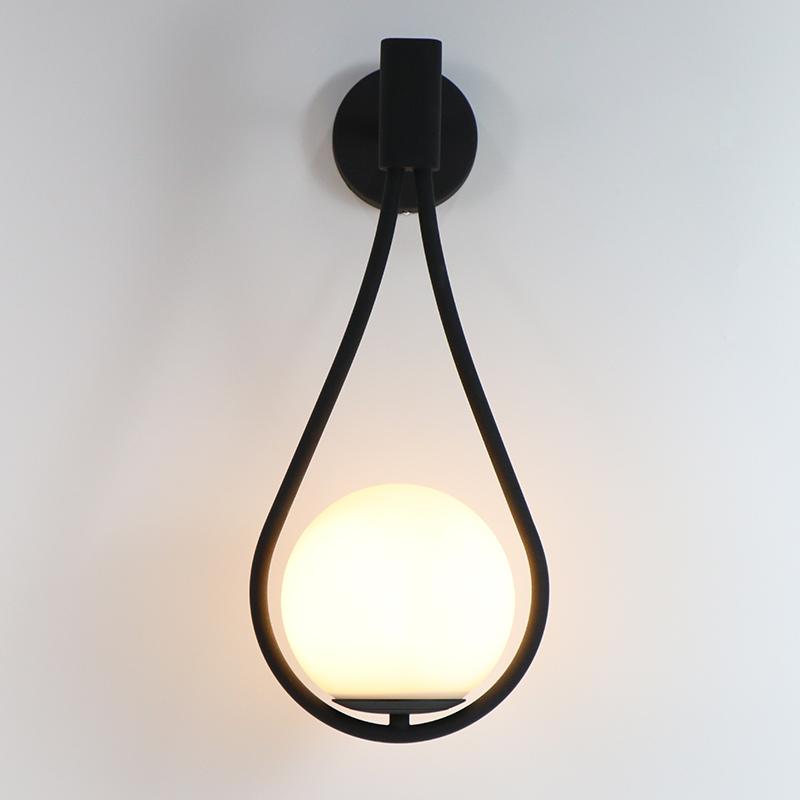 Indoor Wall Lamp Bedroom Wall Light With G9 LED Bulb Gold/Black Iron Lamp Body Milk White Glass Lampshade Tennis Racquet Shape
Indoor Wall Lamp Bedroom Wall Light With G9 LED Bulb Gold/Black Iron Lamp Body Milk White Glass Lampshade Tennis Racquet Shape