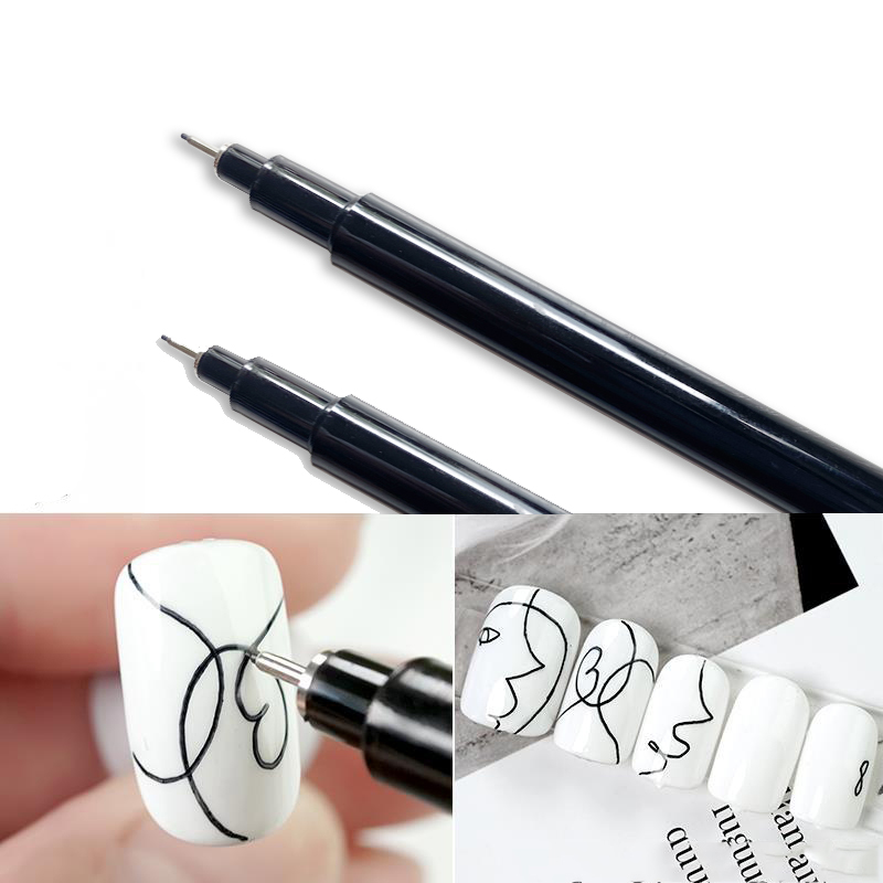 1pcs Waterproof Nail Art Graffiti Pen Black Painting Drawing Thin Line UV Gel Polish Design Dot Painting Detailing Pen Brushe, Yellow
1pcs Waterproof Nail Art Graffiti Pen Black Painting Drawing Thin Line UV Gel Polish Design Dot Painting Detailing Pen Brushe, Yellow