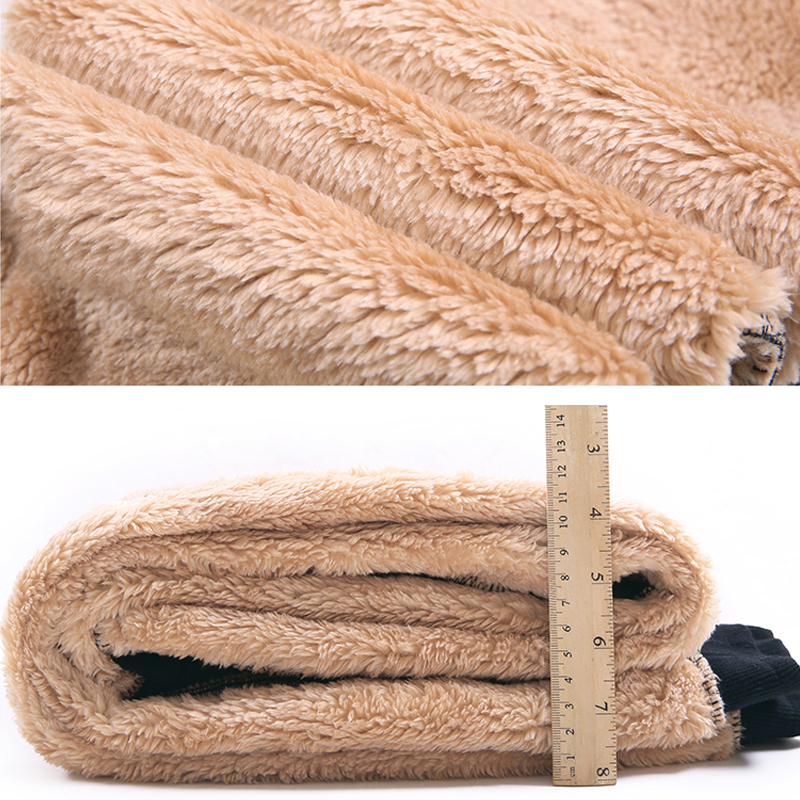 Women's Pants Capris OUMENGKA Women Winter Thick Lambskin Cashmere Warm Female Casual Cotton Loose Harlan Long Trousers S-5XL 3XL 4XL 221109