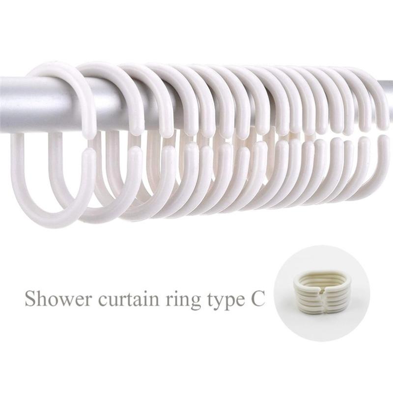 Shower Curtain Rings Clear Set of 12 Silicone Rubber Twistable shower curtain ring Hooks For Hanging Bathroom Accessories 5A30
Shower Curtain Rings Clear Set of 12 Silicone Rubber Twistable shower curtain ring Hooks For Hanging Bathroom Accessories 5A30