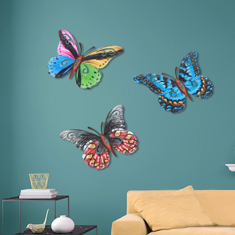 3pcs Indoor Outdoor TV Background Wall Decor Simulation Bedroom Metal Butterfly Colorful Art Garden Hanging Sculpture Home
3pcs Indoor Outdoor TV Background Wall Decor Simulation Bedroom Metal Butterfly Colorful Art Garden Hanging Sculpture Home