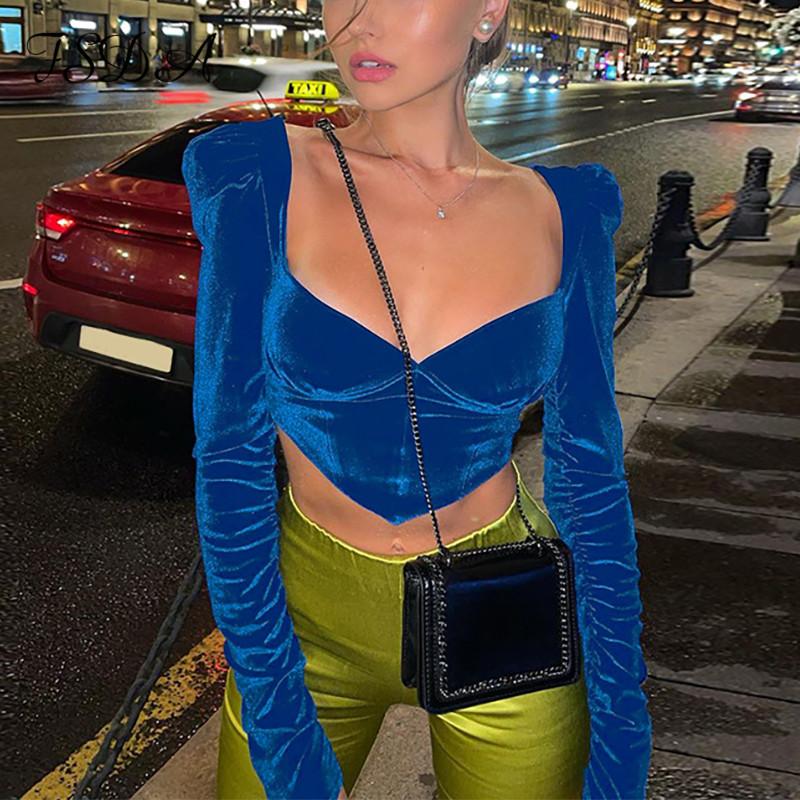 Women's T-Shirt FSDA 2021 V Neck Velvet Sexy T Shirt Wome Blue Autumn Winter Elegant Casual Fashion 90s Crop Top Long Sleeve Party, White
Women's T-Shirt FSDA 2021 V Neck Velvet Sexy T Shirt Wome Blue Autumn Winter Elegant Casual Fashion 90s Crop Top Long Sleeve Party, White