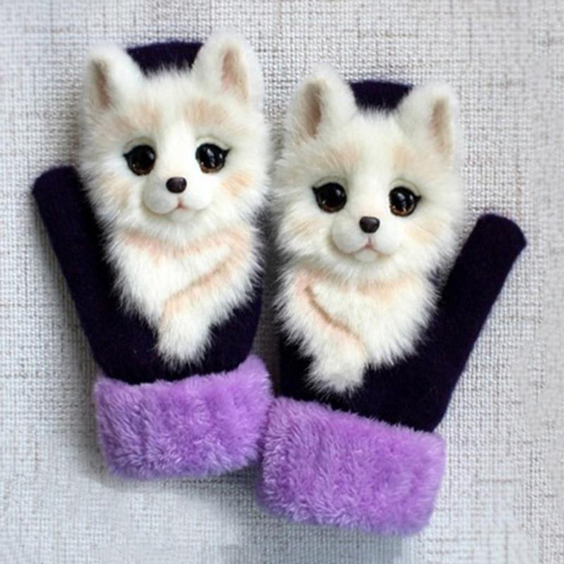 Winter Girls Thick Warm Kids Gloves Knit Soft Fur Gloves Finger Mittens Cute Cartoon Plush Thick Cute Cat Touch
Winter Girls Thick Warm Kids Gloves Knit Soft Fur Gloves Finger Mittens Cute Cartoon Plush Thick Cute Cat Touch