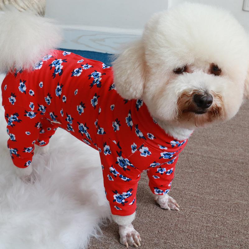 Pet Dog Jumpsuit Thin Printed Overalls 100%Cotton For Small Dogs Protect Belly Stretchy Pajamas Puppy Clothes Chihuahua Poodle, Scarlet
Pet Dog Jumpsuit Thin Printed Overalls 100%Cotton For Small Dogs Protect Belly Stretchy Pajamas Puppy Clothes Chihuahua Poodle, Scarlet