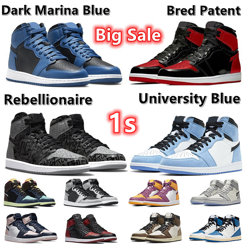 1 OG mens Basketball Shoes 1s Patent Bred Rebellionaire Heritage Dark Marina Mocha University Blue Brotherhood Shadow 2.0 Royal Toe Bio hack women Sports sneakers
1 OG mens Basketball Shoes 1s Patent Bred Rebellionaire Heritage Dark Marina Mocha University Blue Brotherhood Shadow 2.0 Royal Toe Bio hack women Sports sneakers