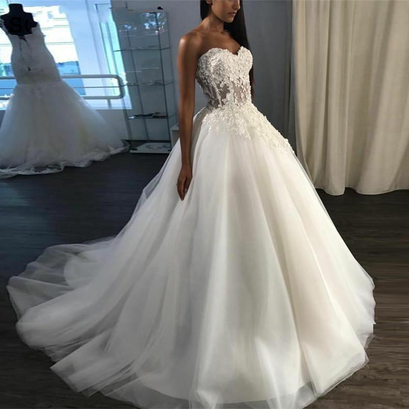 2021 New Tule Wedding Dress Darling No Sleeves Line of Lace Till She Comes Sleeveless As a Bride Dressed in Sweeping Train BUTL, White
2021 New Tule Wedding Dress Darling No Sleeves Line of Lace Till She Comes Sleeveless As a Bride Dressed in Sweeping Train BUTL, White