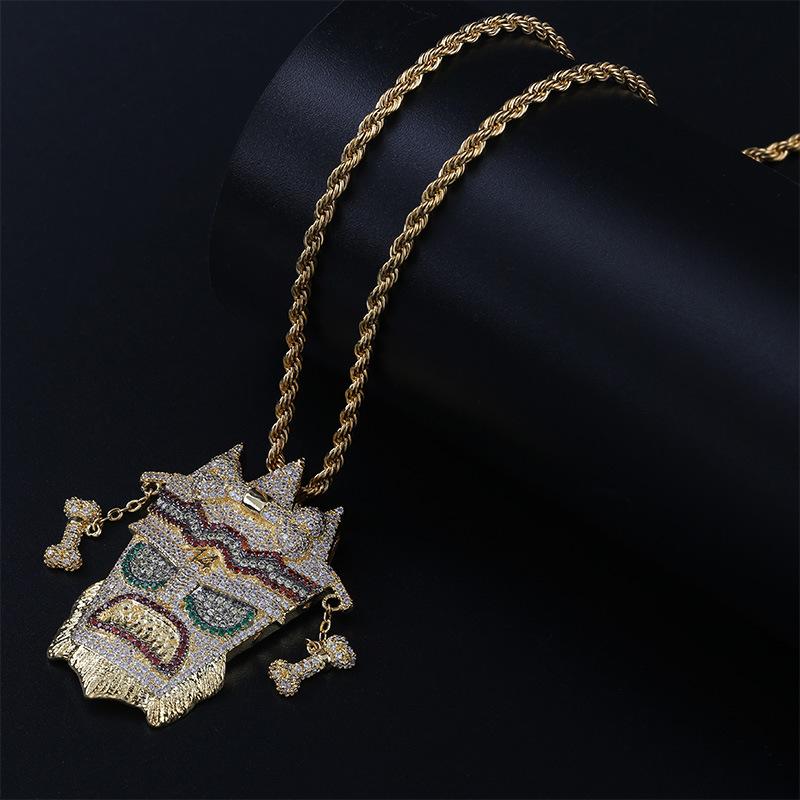 Hip Hop Micro Paved + Cubic Zirconia Iced Out Bling Wizard Pendants Necklace for Men Rapper Jewelry Gold Color
Hip Hop Micro Paved + Cubic Zirconia Iced Out Bling Wizard Pendants Necklace for Men Rapper Jewelry Gold Color
