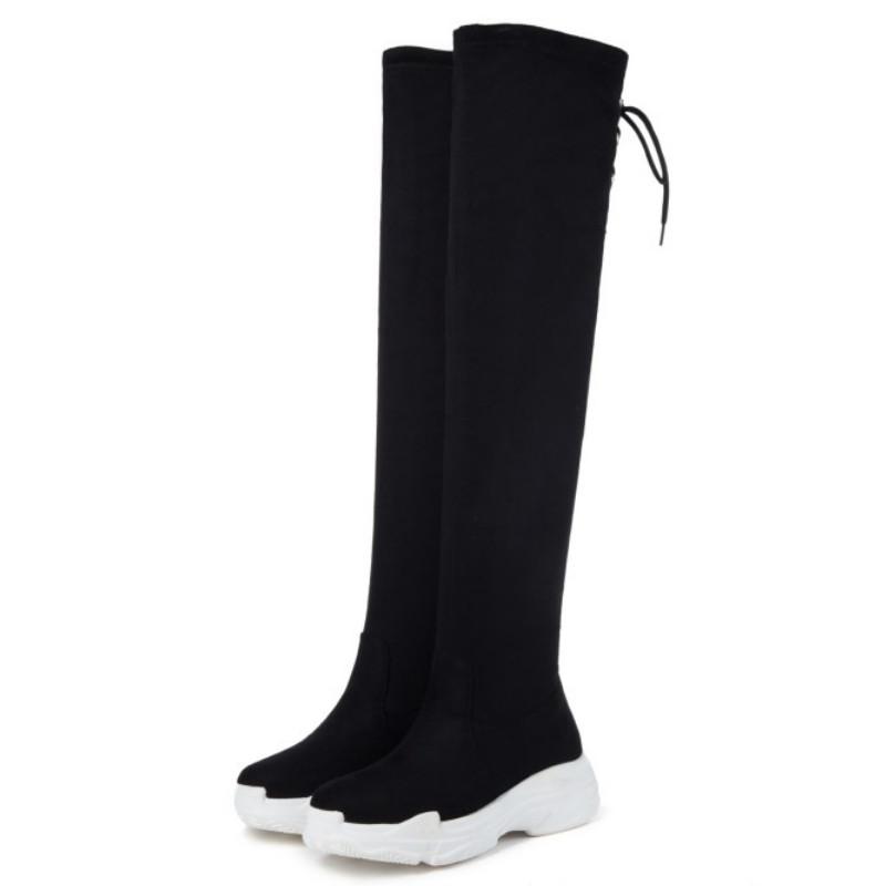 Fanyuan Boots Women Flat Boots Casual Sneakers Women Over Knee Winter Warm Fur Fashion Shoes Stretch Footwear Size 29-43, Beige
Fanyuan Boots Women Flat Boots Casual Sneakers Women Over Knee Winter Warm Fur Fashion Shoes Stretch Footwear Size 29-43, Beige