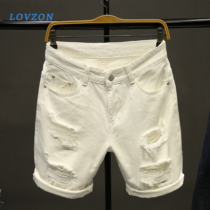 Men White Denim Shorts New Summer Men Holes Short Jeans Men Cotton stretches Casual Denim Shorts
Men White Denim Shorts New Summer Men Holes Short Jeans Men Cotton stretches Casual Denim Shorts