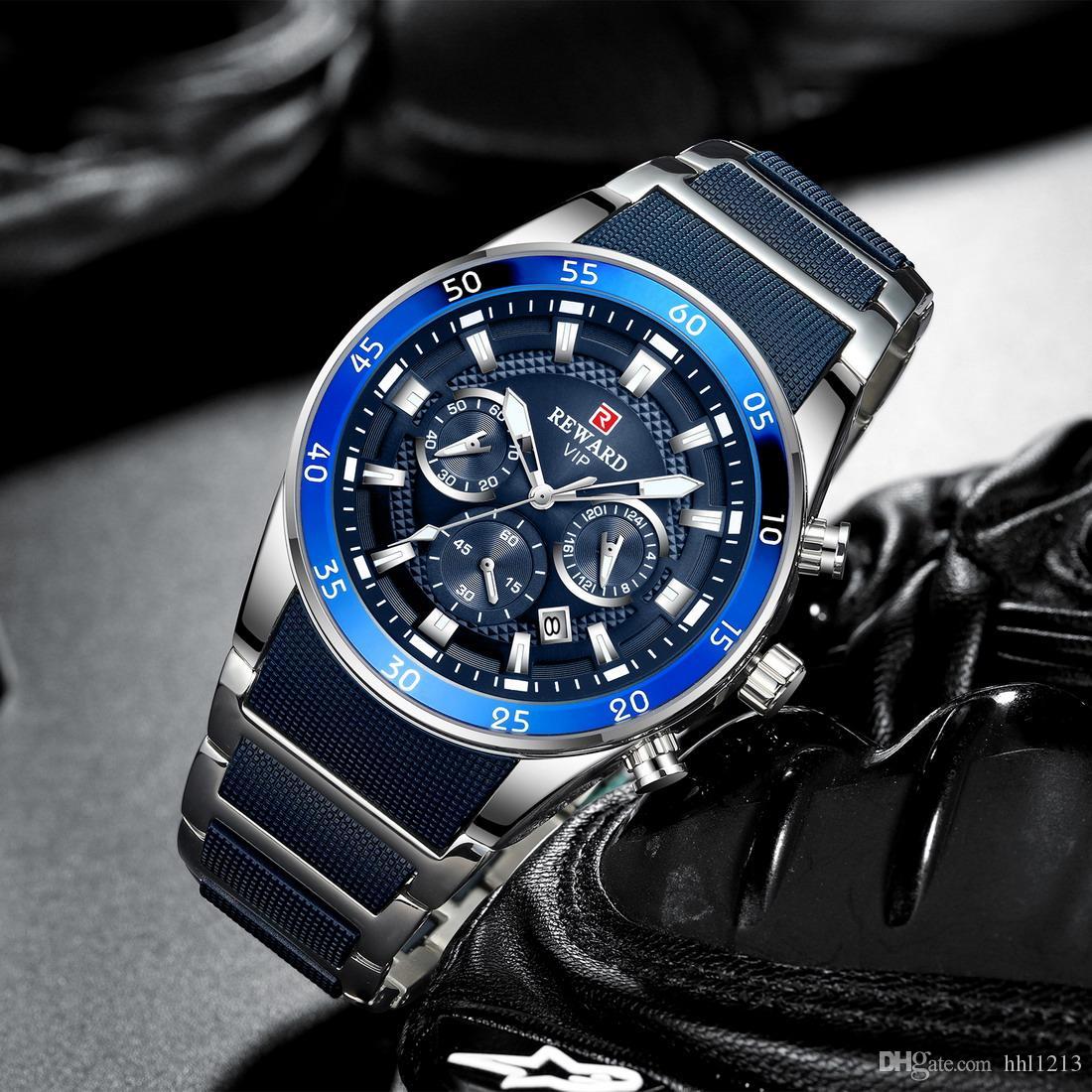 Luxury watch Men s watch mult function sports foreign trade three eye watch calendar luminous waterproof solid steel belt 81011M
Luxury watch Men s watch mult function sports foreign trade three eye watch calendar luminous waterproof solid steel belt 81011M
