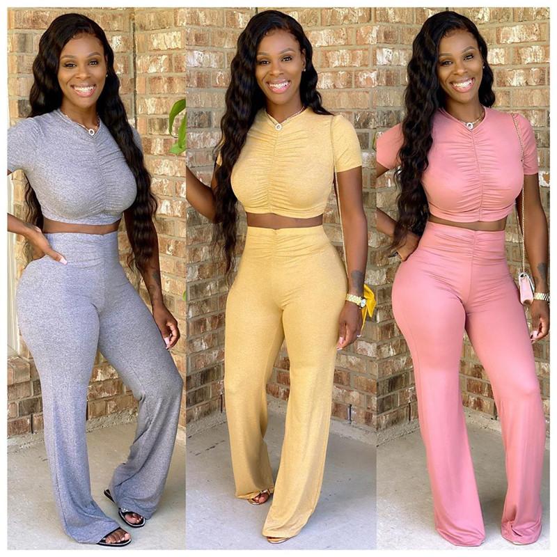 Meihuida 2021 Fashion Autumn Women Short Sleeve T-shirt Crop Tops High Waist Flare Pants Suit Tracksuit 2PCS Set Fitness Outfits
Meihuida 2021 Fashion Autumn Women Short Sleeve T-shirt Crop Tops High Waist Flare Pants Suit Tracksuit 2PCS Set Fitness Outfits