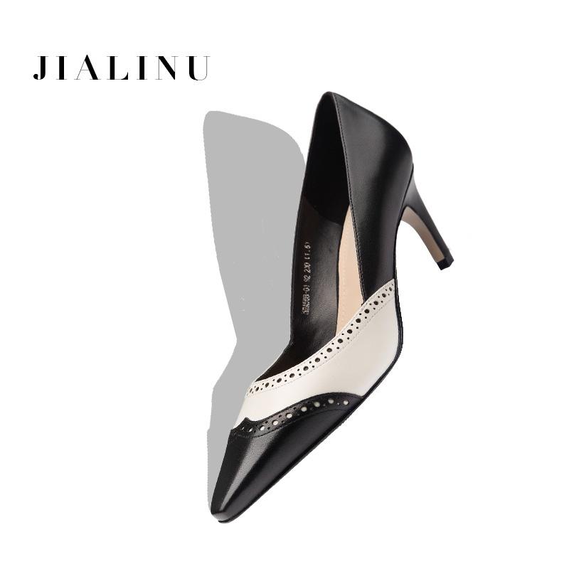 2020 New Spring/Autumn Shoes Woman Ladies Shoes High Heeled Square Toe Pumps Genuine Leather Stiletto Heel Shoe Shallow Shoe, Black
2020 New Spring/Autumn Shoes Woman Ladies Shoes High Heeled Square Toe Pumps Genuine Leather Stiletto Heel Shoe Shallow Shoe, Black