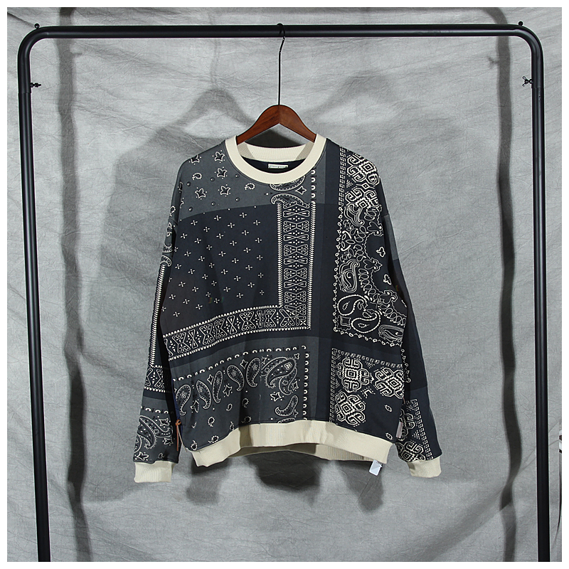 2021 Kapital Autumn and Winter New Stitching Waist Flower O-neck Couple Round Neck Japanese Retro Hoodie for Men 94jo, Black
2021 Kapital Autumn and Winter New Stitching Waist Flower O-neck Couple Round Neck Japanese Retro Hoodie for Men 94jo, Black