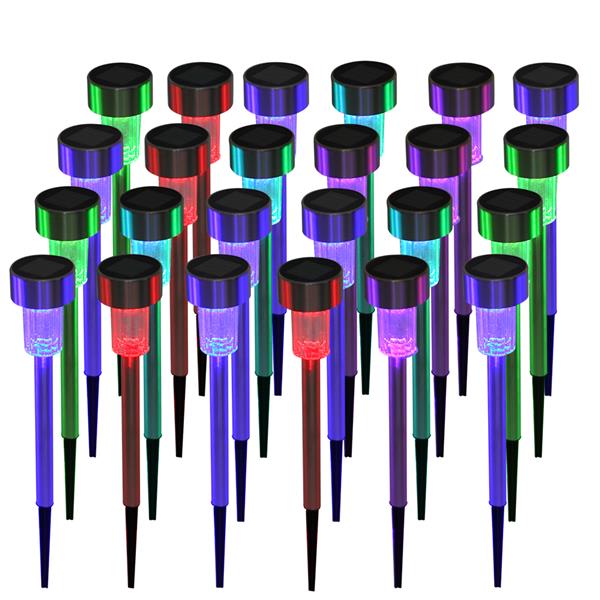 5W 24pcs LED Lawn Lamps High Brightness Solar Power with Lampshades Seven Color Energy-saving For Greenhouse, Landscape Lighting, Home Gar
5W 24pcs LED Lawn Lamps High Brightness Solar Power with Lampshades Seven Color Energy-saving For Greenhouse, Landscape Lighting, Home Gar