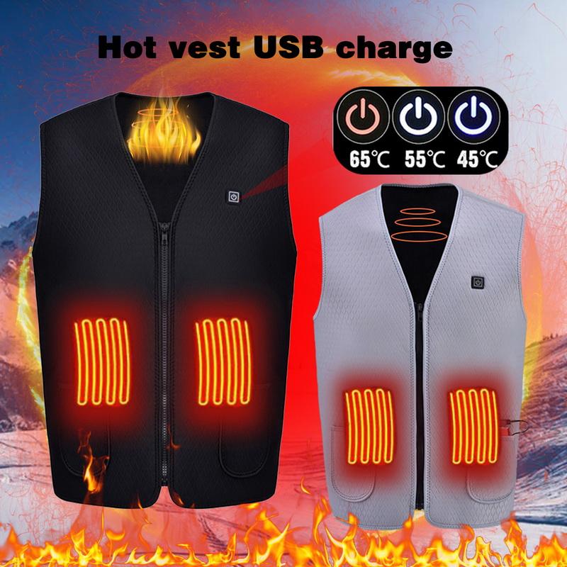 Heated Vest Washable Usb Charging Electric Heated Jacket Control Temperature Outdoor Camping Hiking Man Hunting Jacket, Black
Heated Vest Washable Usb Charging Electric Heated Jacket Control Temperature Outdoor Camping Hiking Man Hunting Jacket, Black