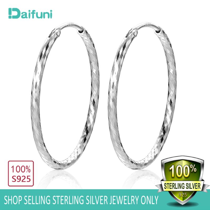 Hot! 925 Sterling Silver Jewelry Silver Earrings Fashion Jewelry For Women, Yu Wen Big Circle Hoop Round Ear Ring - Large
Hot! 925 Sterling Silver Jewelry Silver Earrings Fashion Jewelry For Women, Yu Wen Big Circle Hoop Round Ear Ring - Large